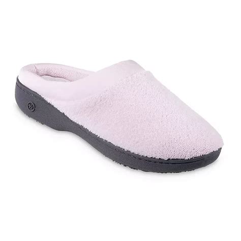 isotoner slippers womens|isotoner women's slip on slippers.